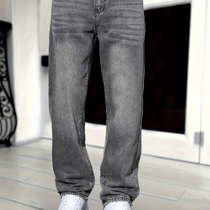 Jean coupe décontractée pour homme – Style urbain pour le quotidien et les loisirs