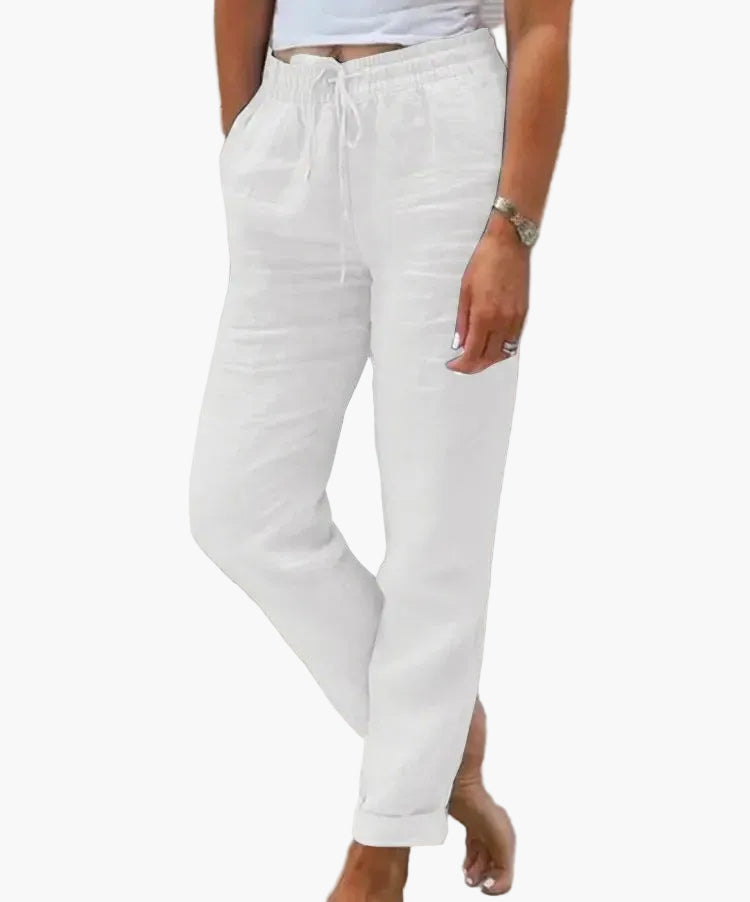 Damen Freizeithose mit elastischem Bund – Bequeme Jogginghose für Alltag, Homeoffice & Freizeit