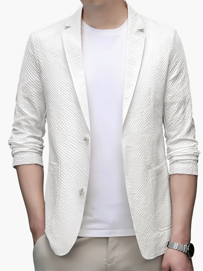 Herren lätt casual blazer – modern sommarjacka med struktur för jobb och fritid