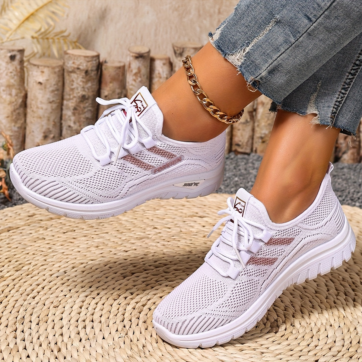 Dames Sneakers Vrijetijdsschoenen Sportschoenen Comfort Licht Ademend Hardlopen
