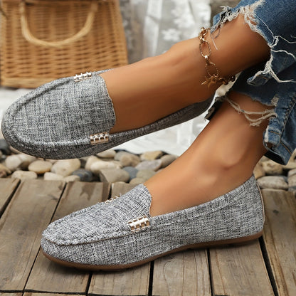 Damen Slip-On Loafer im Casual-Stil für Alltag und Freizeit