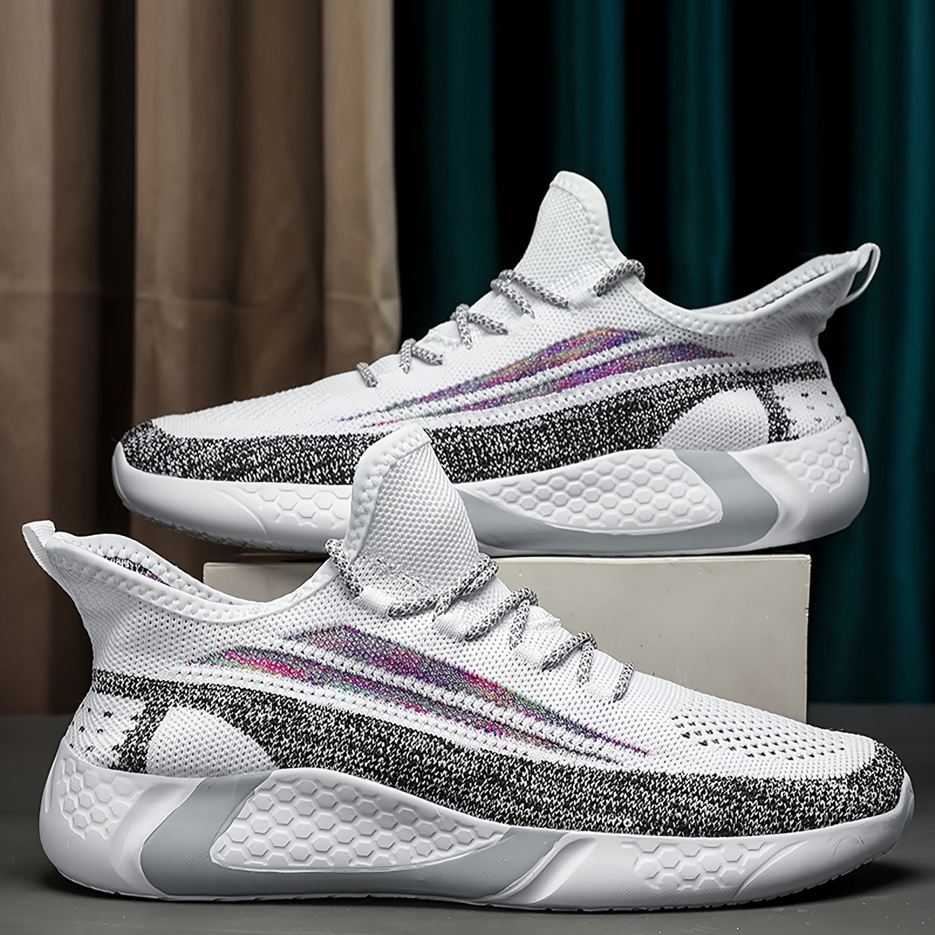 Męskie sneakersy do sportu i na co dzień – nowoczesne buty do biegania z oddychającym designem i wygodną podeszwą