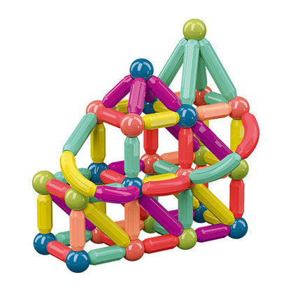 Magnetische Konstruktionsspielzeug Bausteine für Kinder – Kreatives Lernspielzeug für Jungen und Mädchen