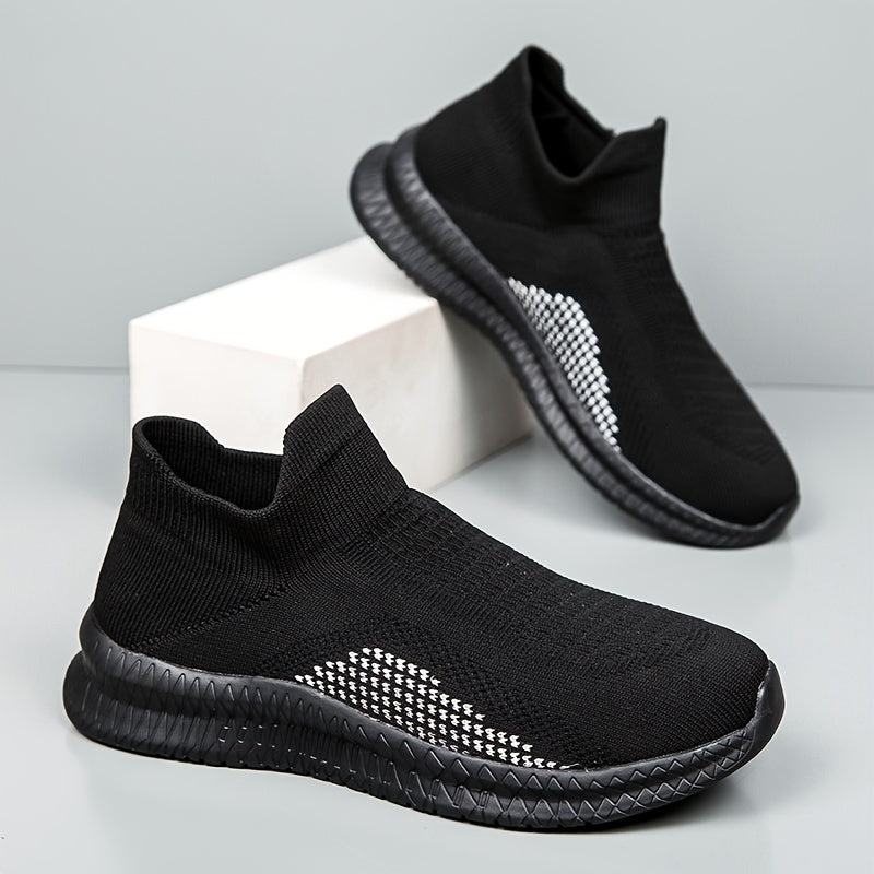 Sneaker Slip-On Uomo Stile Street Scarpe Tempo Libero