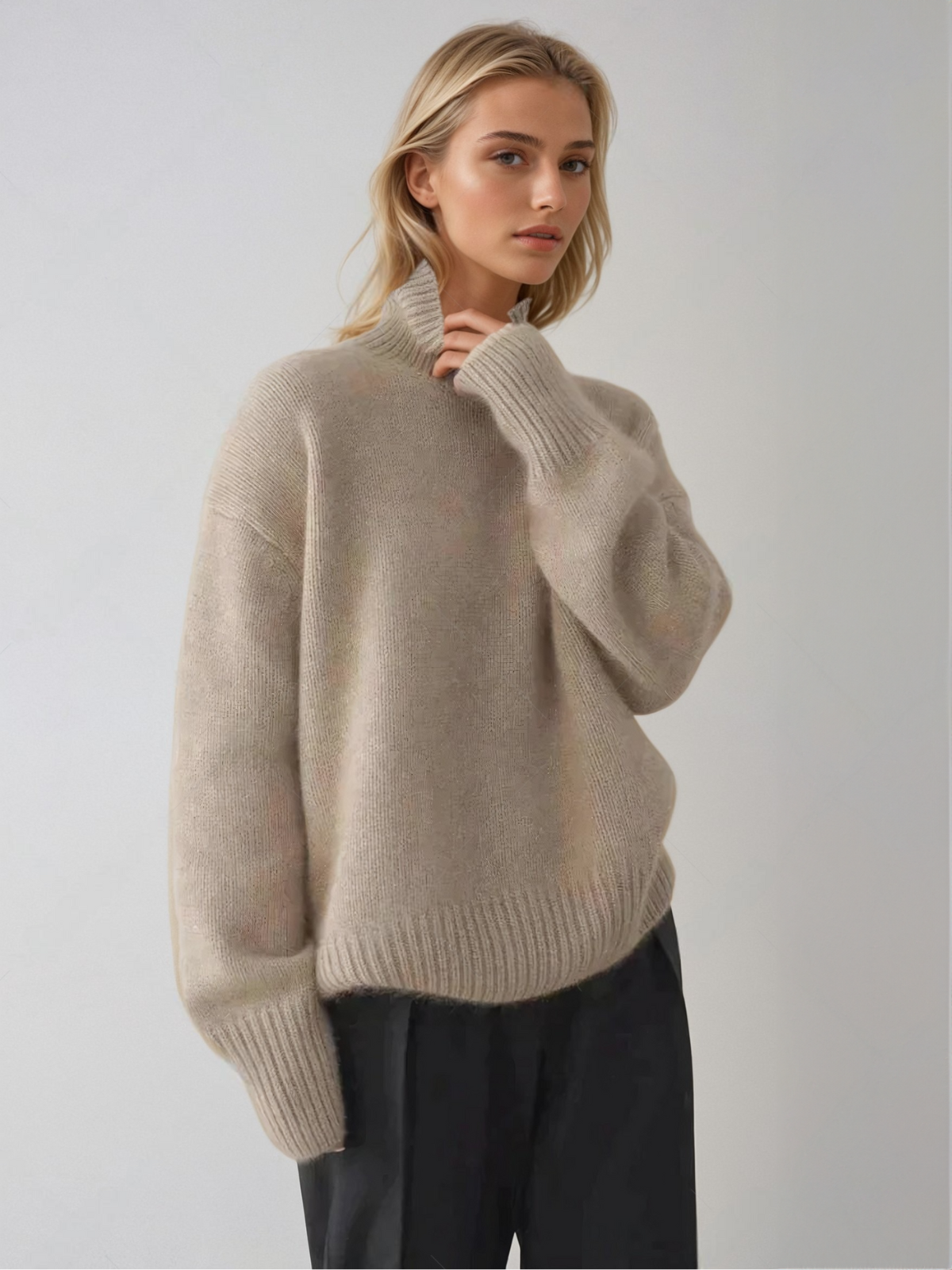 Damski golf w stylu oversize – Stylowy sweter na jesień i zimę