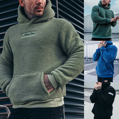 Sudadera con capucha de felpa para hombre – Acogedora, moderna y cómoda para el día a día y el ocio