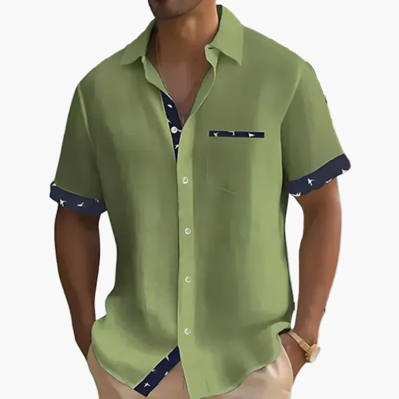 Herren Freizeithemd Kurzarm Modern Regular Fit – Stilvolles Sommerhemd für Alltag und Freizeit