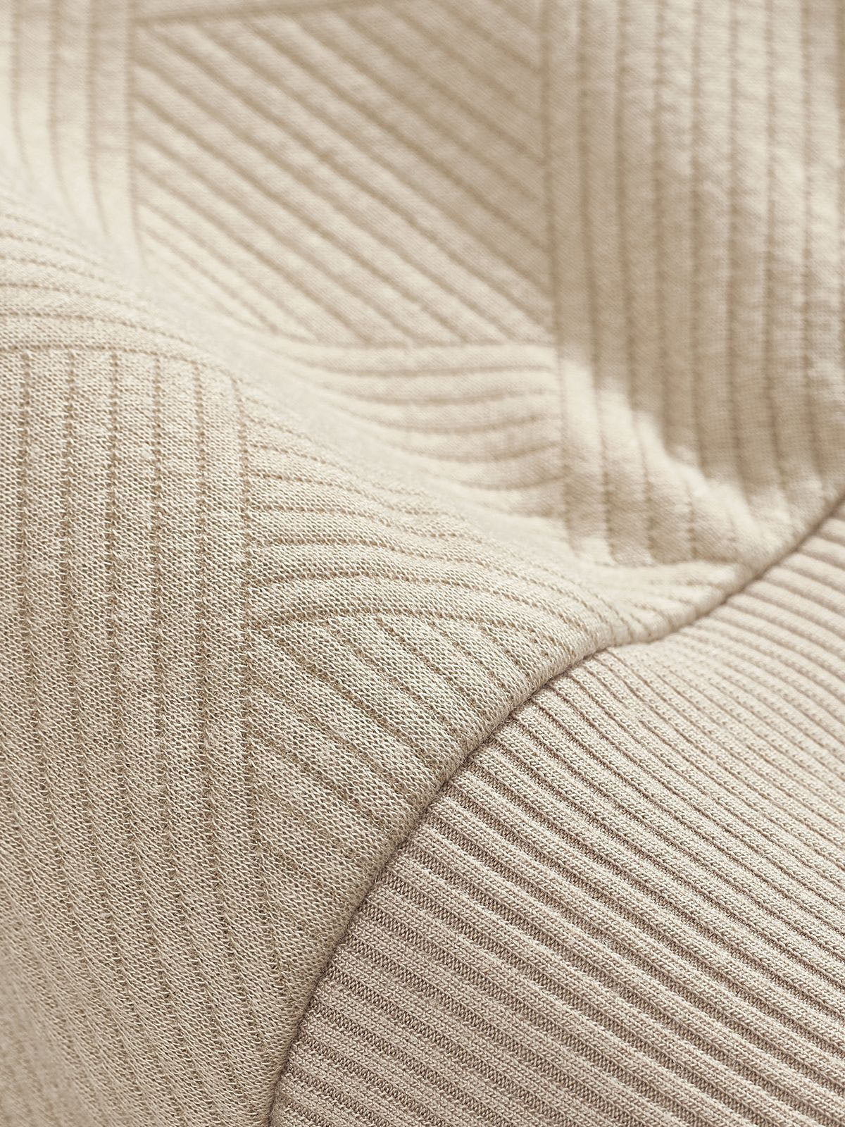 Herre pullover med halvlukning og moderne strukturmønster – Smart casual og kontor