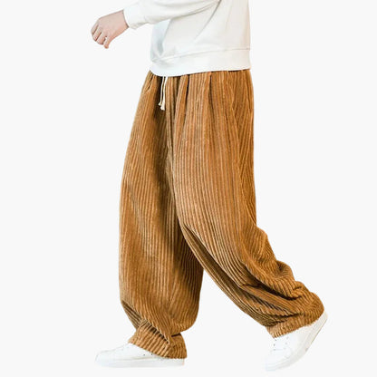 Herre Vide Fritidsbukser med Snøre – Afslappede Streetwear Baggy Bukser