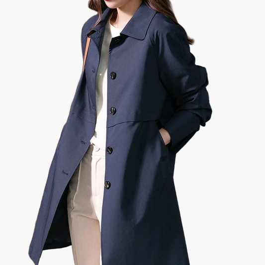 Dam Kortrock Trenchcoat – Elegant business- & fritidsrock med knapprad