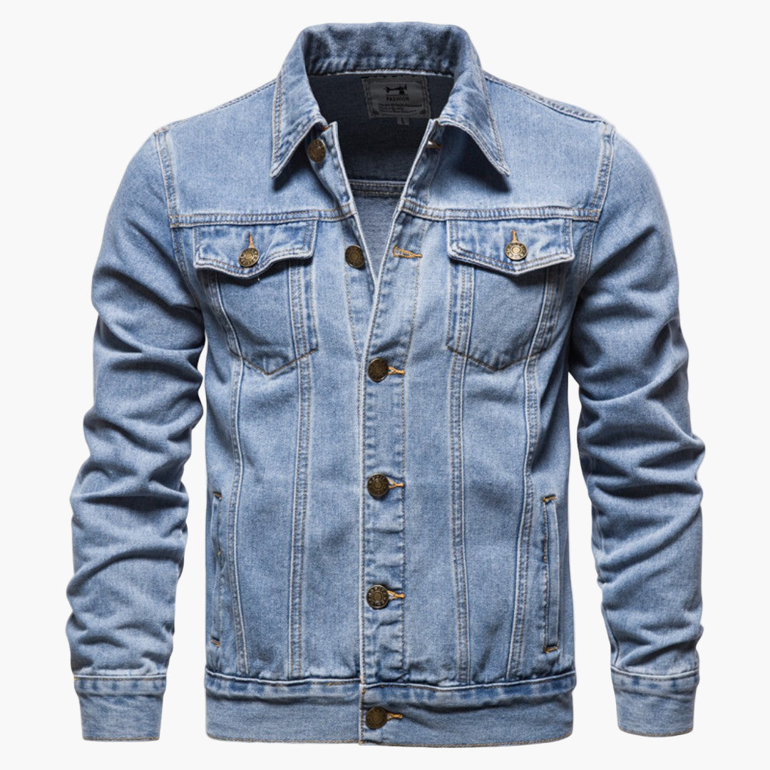 Herre Denim jeansjakke – Klassisk allrounder i moderne stil