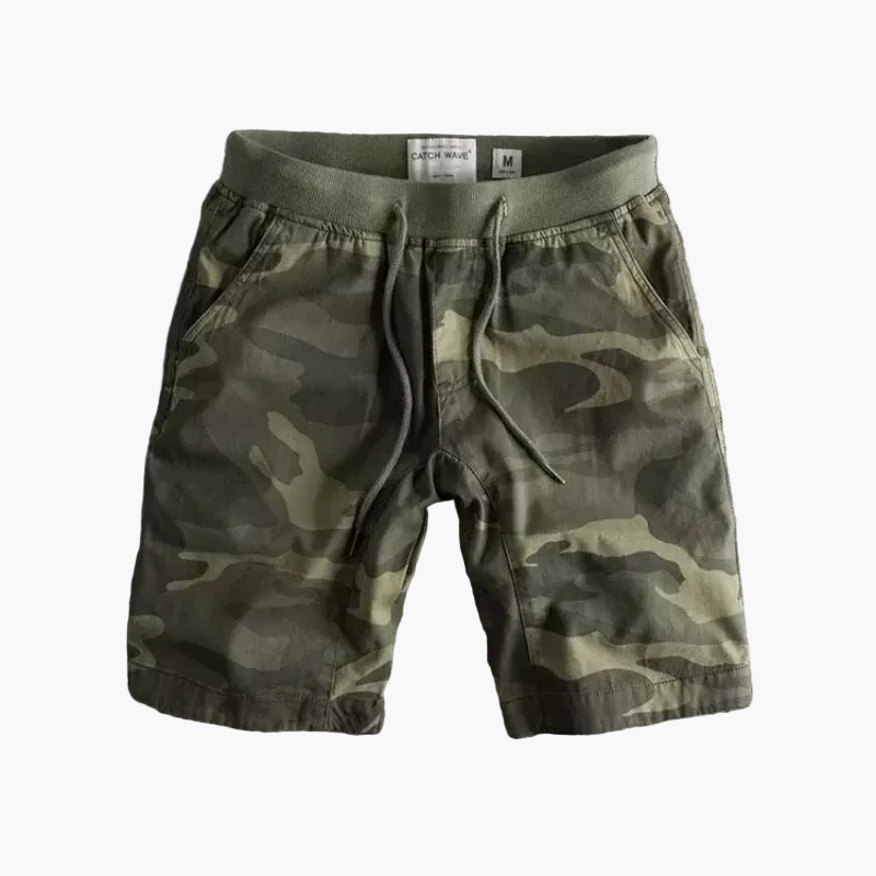 Heren Camo Fitness & Vrijetijds Shorts – Comfortabele Camouflage Shorts voor Sport en Dagelijks Gebruik