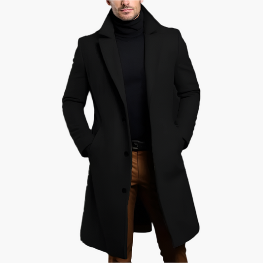 Abrigo clásico para hombre – Elegante abrigo de invierno para negocios y tiempo libre
