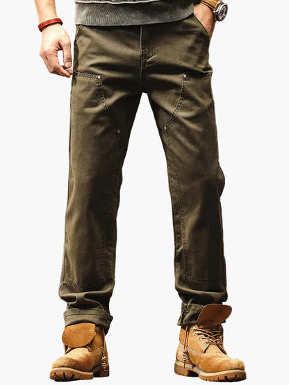 Herren Utility Workwear Hose – Robuster Straight-Leg Style für Outdoor & Freizeit