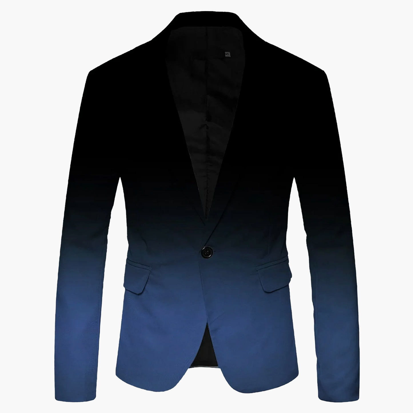 Blazer slim fit moderno monopetto da uomo con un bottone per business e tempo libero