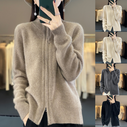 Cardigan con Cerniera da Donna – Cardigan alla Moda per Quotidiano, Ufficio e Tempo Libero