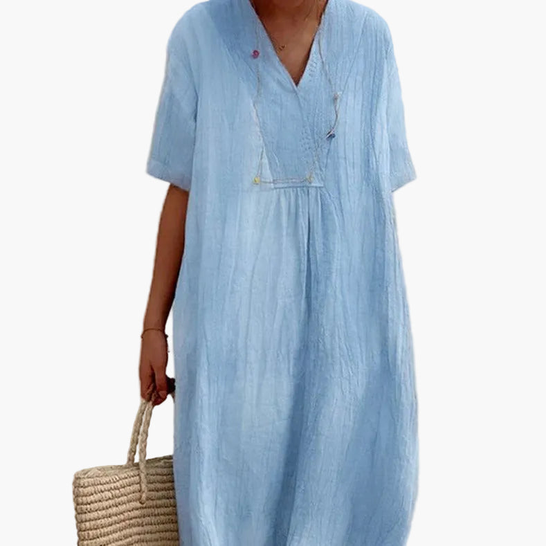 Damen Sommerkleid Elegant Locker – Freizeit und Urlaub
