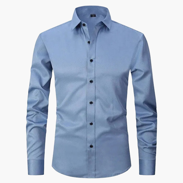Herren Slim Fit Businesshemd – Modernes Langarmhemd für Büro & Freizeit