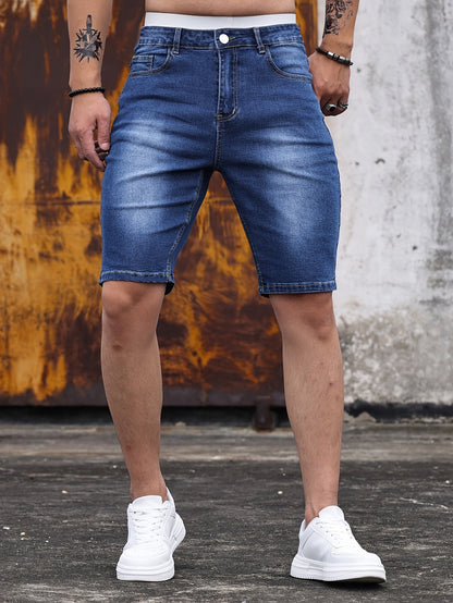 Herren Slim Fit Jeansshorts – Modische Basics für Freizeit und Alltag