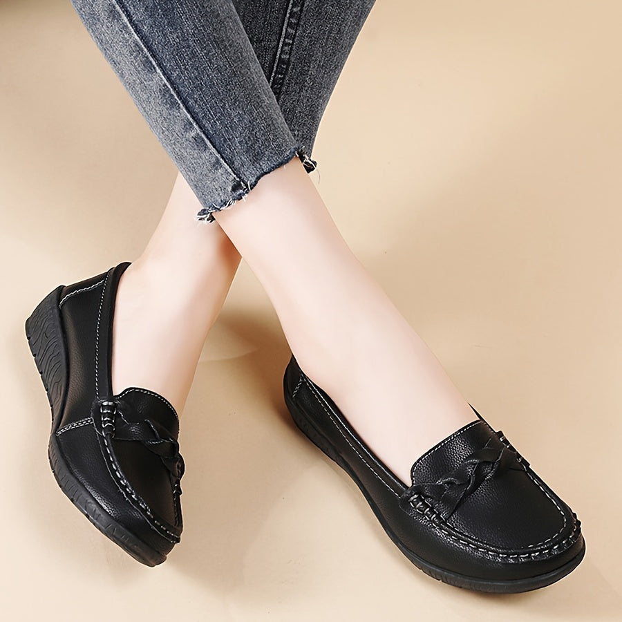Damskie wygodne mokasyny na co dzień i na czas wolny – styl penny loafer