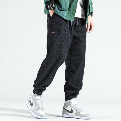 Tim – Heren corduroy broek met enkellastiek
