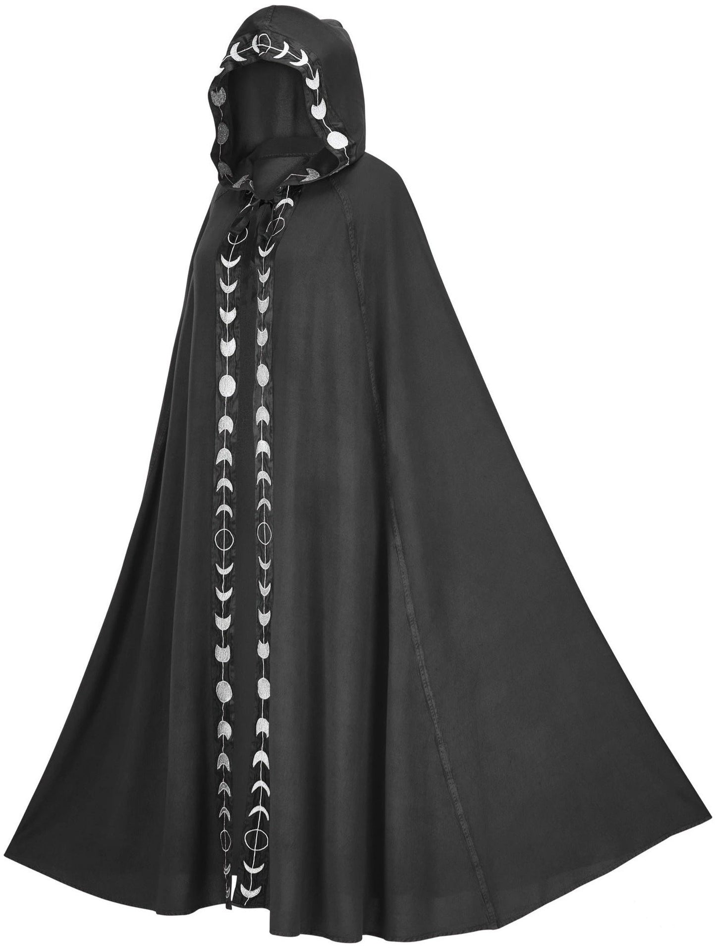 Halloween Mantel met Kap voor Volwassenen – Mystieke Cosplay Mantel Unisex voor Feest & Kostuum