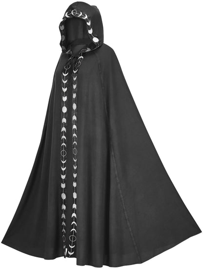 Halloween Mantel met Kap voor Volwassenen – Mystieke Cosplay Mantel Unisex voor Feest & Kostuum