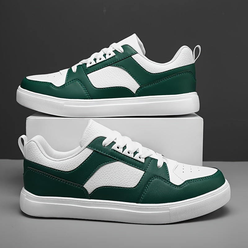 Męskie sneakersy w stylu preppy na co dzień i czas wolny