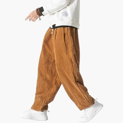 Herre Vide Fritidsbukser med Snøre – Afslappede Streetwear Baggy Bukser