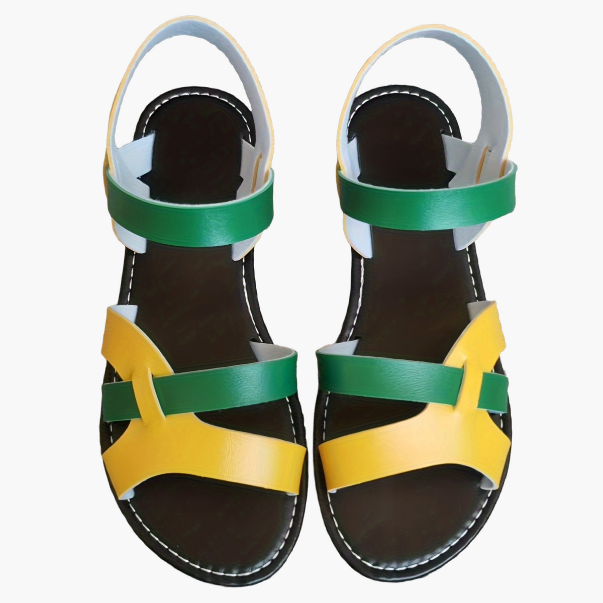 Damen Elegante Sommer Sandalen – Offene Zehen, Flache Sohle, Bequemer Alltagsstil