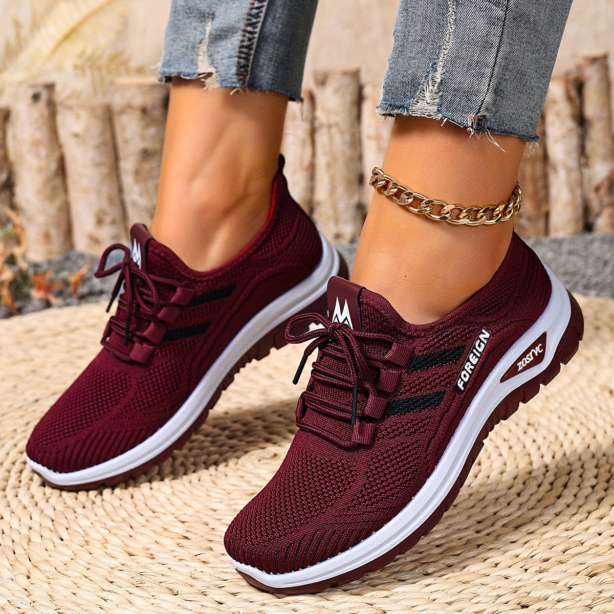 Dames Sneakers Vrijetijdsschoenen Sportschoenen Comfort Licht Ademend Hardlopen