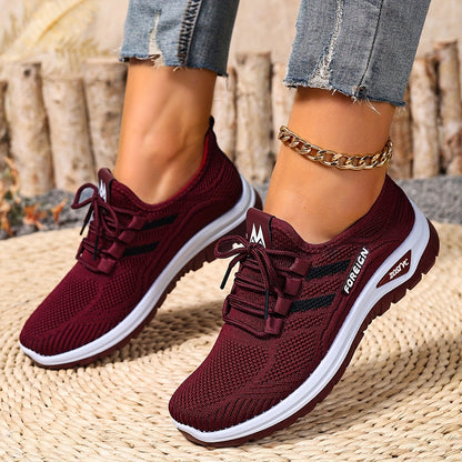 Dames Sneakers Vrijetijdsschoenen Sportschoenen Comfort Licht Ademend Hardlopen