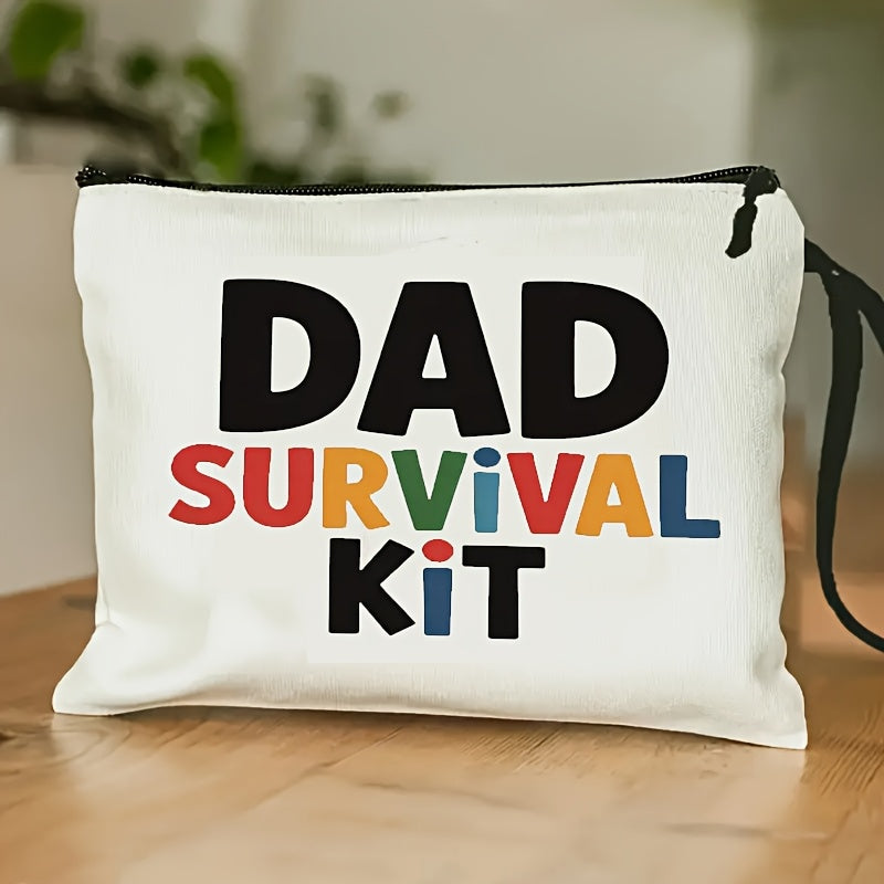 Herren Kulturtasche Dad Survival Kit – Lustiges Geschenk für Väter, Organizer für den Alltag