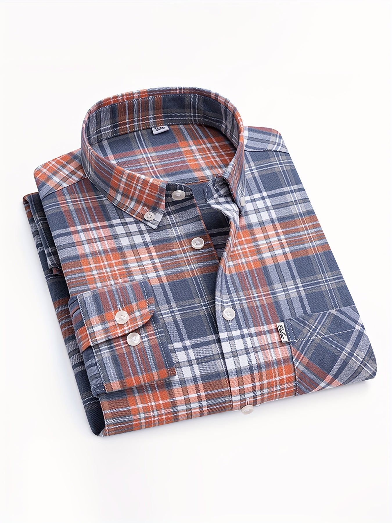 Herren Freizeithemd Kariert Langarm Modern Regular Fit – Stilvolles Hemd für Alltag & Büro