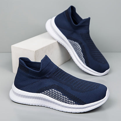 Sneaker Slip-On Uomo Stile Street Scarpe Tempo Libero