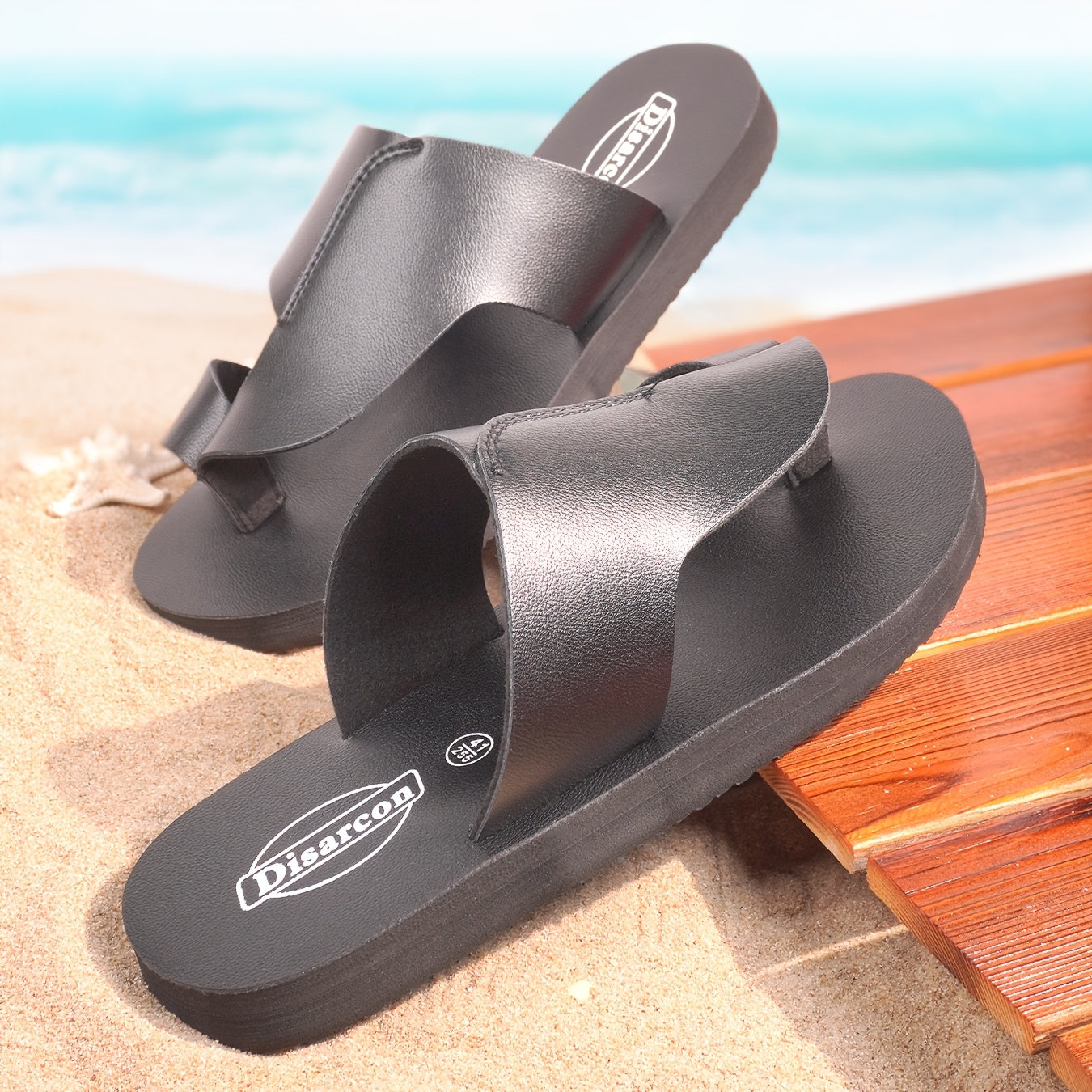 Heren Vintage Pantoletten Sandalen – Comfortabele Zomerschoenen voor Strand & Dagelijks Gebruik