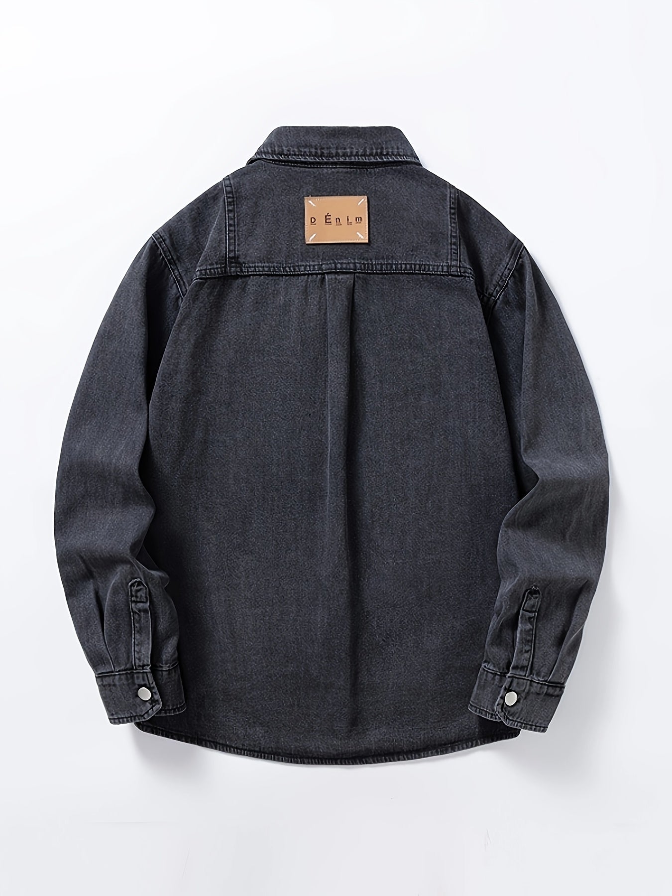 Herre Oversize Denim Skjortejakke – Afslappet Streetstyle til hverdag og fest