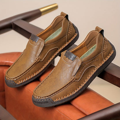 Herren slip-on fritidsskor – bekväma mokassin-slip-ins för vardag och kontor