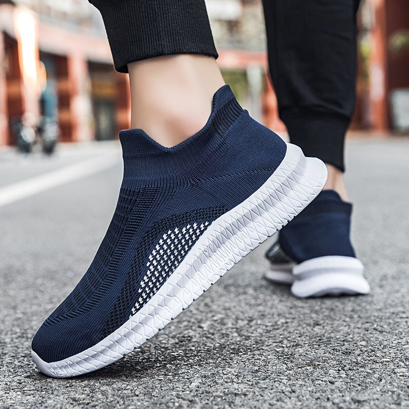 Sneaker Slip-On Uomo Stile Street Scarpe Tempo Libero