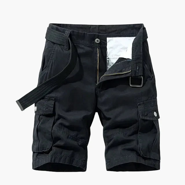 Herre cargo shorts fritid med flere lommer, utendørsstil