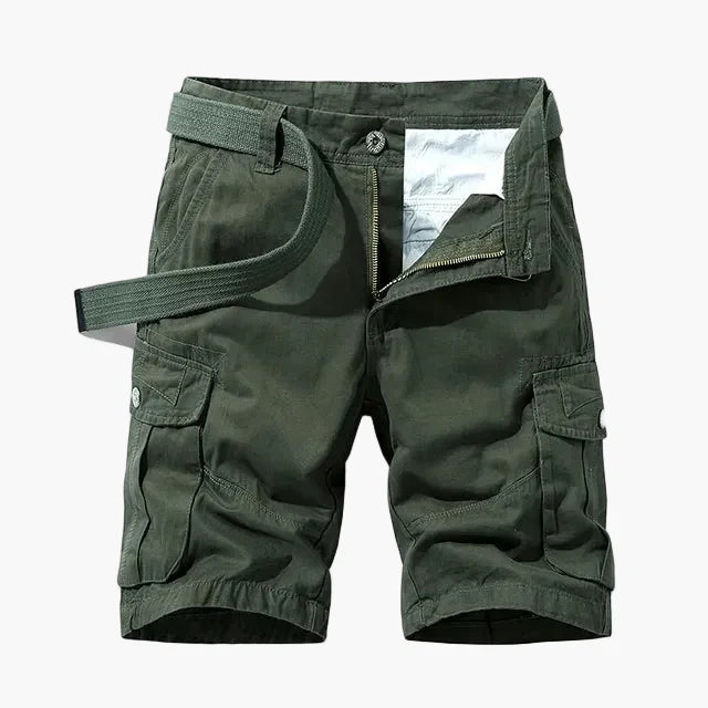 Herre cargo shorts fritid med flere lommer, utendørsstil
