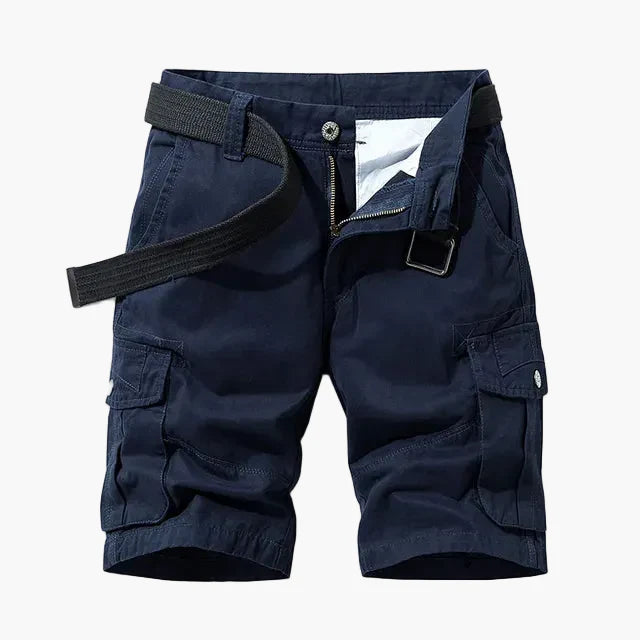 Herre cargo shorts fritid med flere lommer, utendørsstil