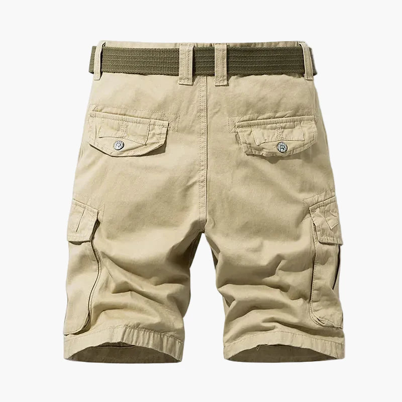 Herre cargo shorts fritid med flere lommer, utendørsstil