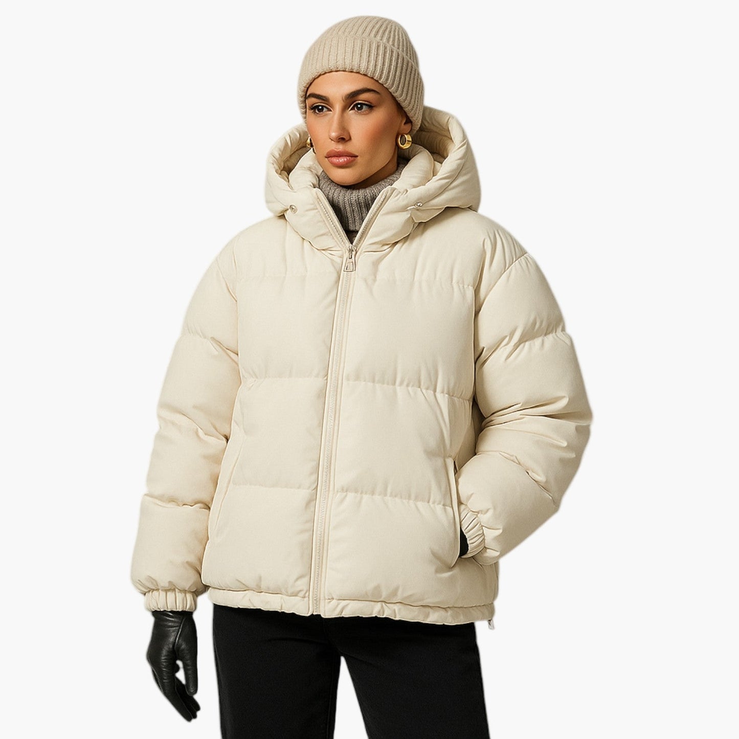 Heren Winter Parka Jas – Urban Gewatteerde Jas met Capuchon voor Dagelijks Gebruik & Outdoor