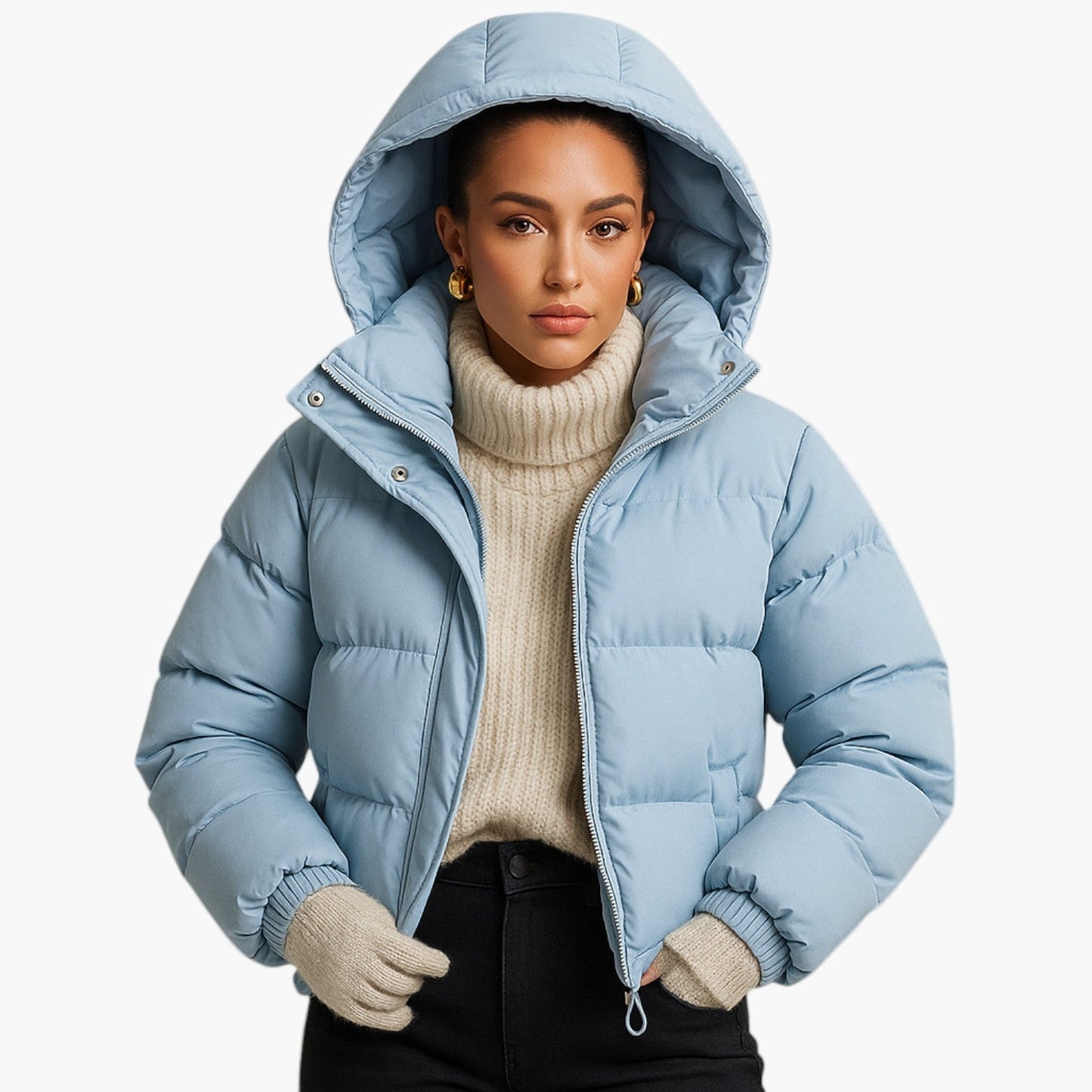 Heren Winter Parka Jas – Urban Gewatteerde Jas met Capuchon voor Dagelijks Gebruik & Outdoor