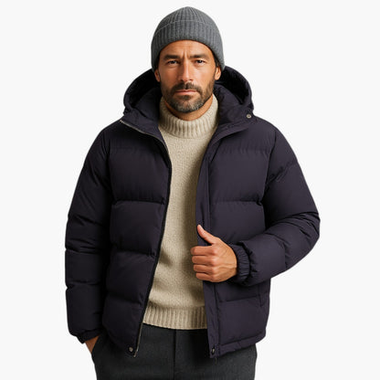 Heren Winter Parka Jas – Urban Gewatteerde Jas met Capuchon voor Dagelijks Gebruik & Outdoor