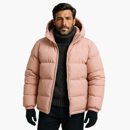 Heren Winter Parka Jas – Urban Gewatteerde Jas met Capuchon voor Dagelijks Gebruik & Outdoor