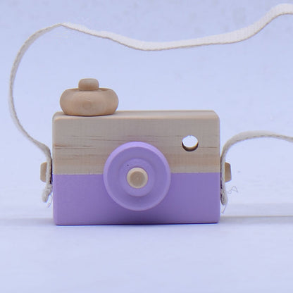 Caméra jouet en bois pour enfants – Jouet éducatif créatif pour bébés et tout-petits – Unisexe