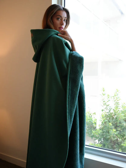 Sudadera oversized tipo manta para mujer – Moda cómoda para relajarse y acurrucarse en casa y fuera