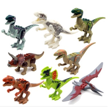 Børne dinosaur byggesæt figurer – Læringslegetøj og samleobjekter